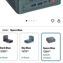 BOSGAME E3 Neo Mini PC, Intel N95 (up to 3.4GHz) 16GB DDR4 RAM 512GB SSD Mini Desktop Computer, Micro PC Support 4K Dual Display/WiFi 5/ BT5.0/ USB 3.