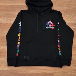 Chrome Hearts Multi Color Cross Cemetery Hoodie
