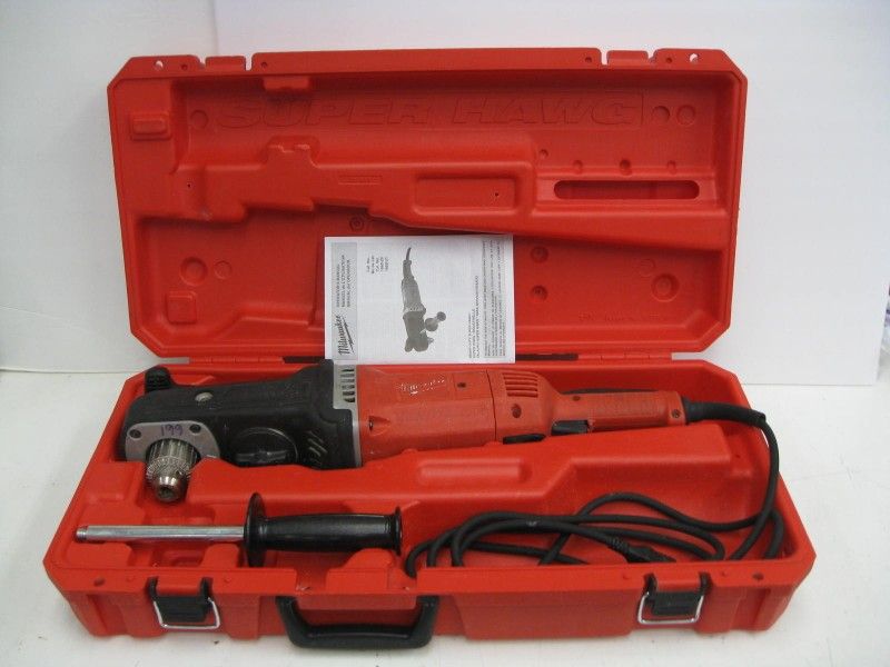 Milwaukee 1680-20 13 Amp Corded 1/2 in. Super Hawg Right Angle Drill