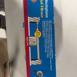 T-Brace for Ceiling Fan, 3 Teeth, Twist and Lock, Silver