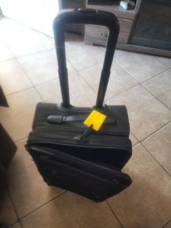 2 Black Travel Suitcases 