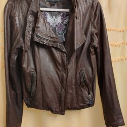 Andrew Marc Genuine soft Leather Jacket For Women
