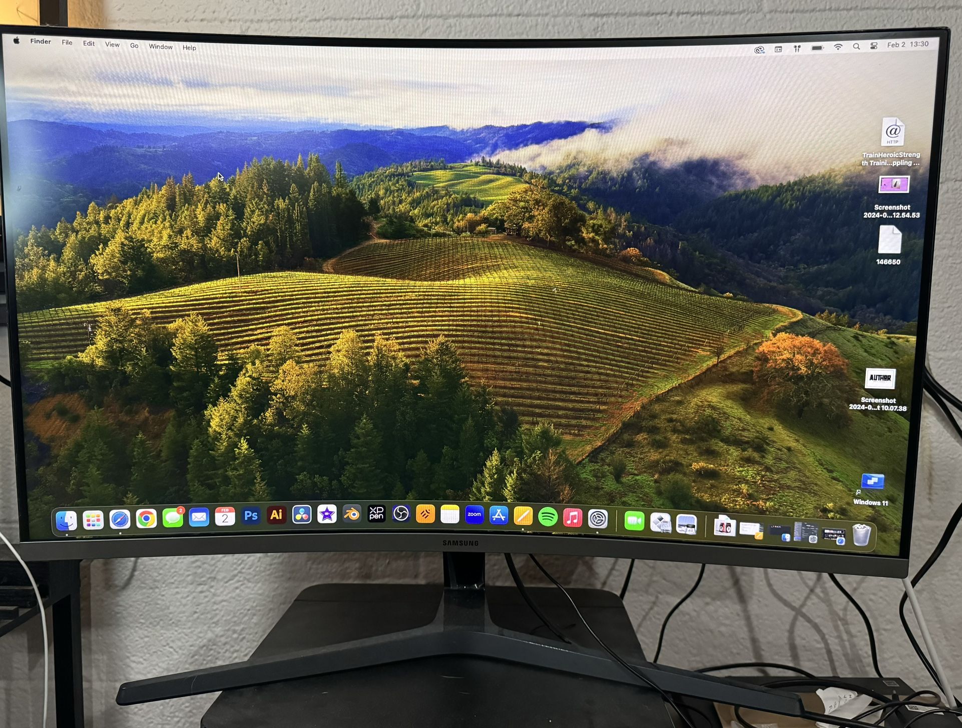 32“ SAMSUNG curved Monitor