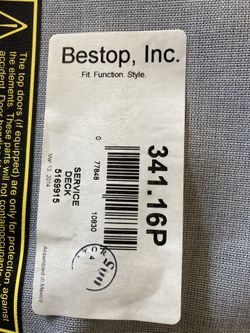 1999 Jeep Wrangler TJ 4.0 Soft top top only no windows or anything else