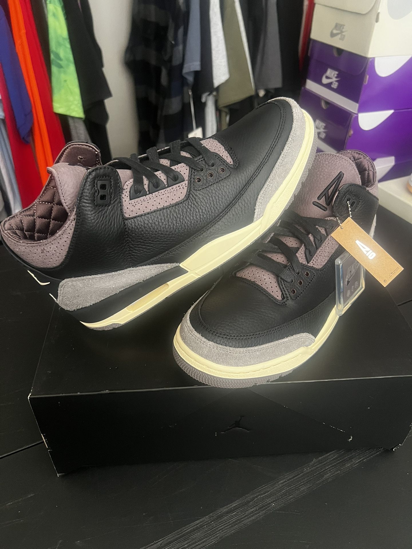 A Ma Maniere x Women’s Air Jordan 3 Retro “While You Were Sleeping” DS Size 12 Women’s