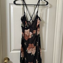 Black Flower Dress