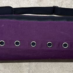 Purple Mandela Yoga Bag And Black Mat