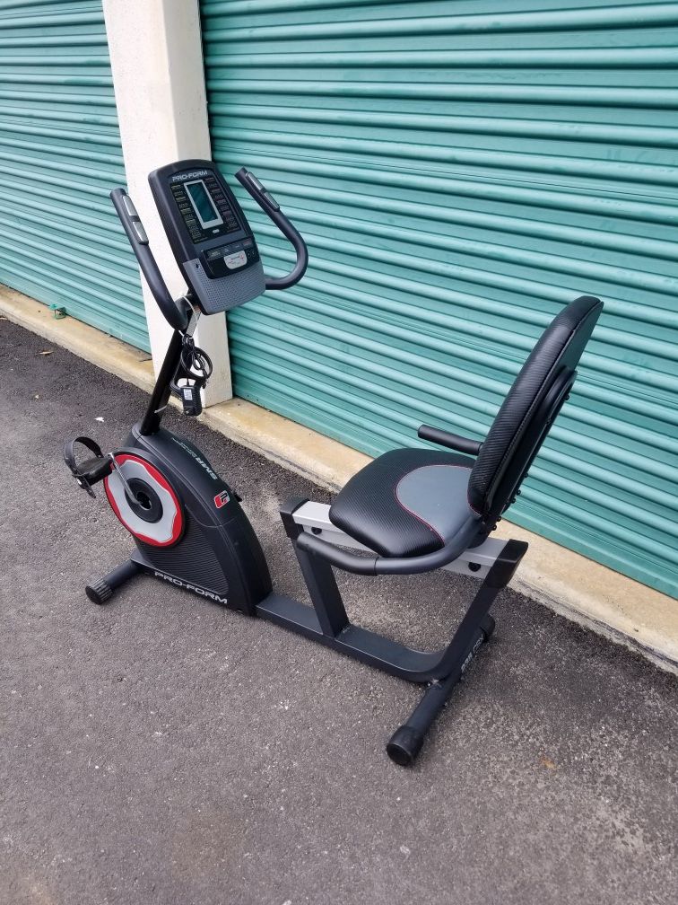 ProForm 235 CSX Recumbent Exercise Bike with 18 Workout Programs