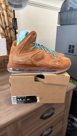 Title  Nike LeBron X EXT Hazelnut Size 9.5 DS OG All 2013
