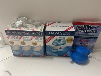 Navage Nasal Care Bundle with NeilMed Sinus Rinse