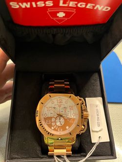 New Swiss legend scubador 10538 chronograph watch