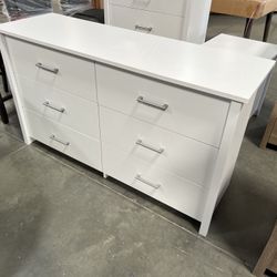 New! 6-Drawer Dresser, White Dresser, Clothing Storage Unit, Bedroom Dresser, Matching Nightstands And Chest Are Available, Bedroom Closet Dresser 