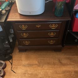 Antique Real Wood 3 Drawer Dresser