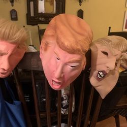 3 Different Donald Trump Masks