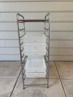 Utility storage drawer organizer cart craft art classroom office kitchen bathroom closet