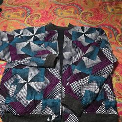 Ladies Reversible Zip Front Jacket Size L/XL $10