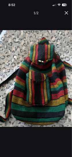 Rasta Striped Backpack