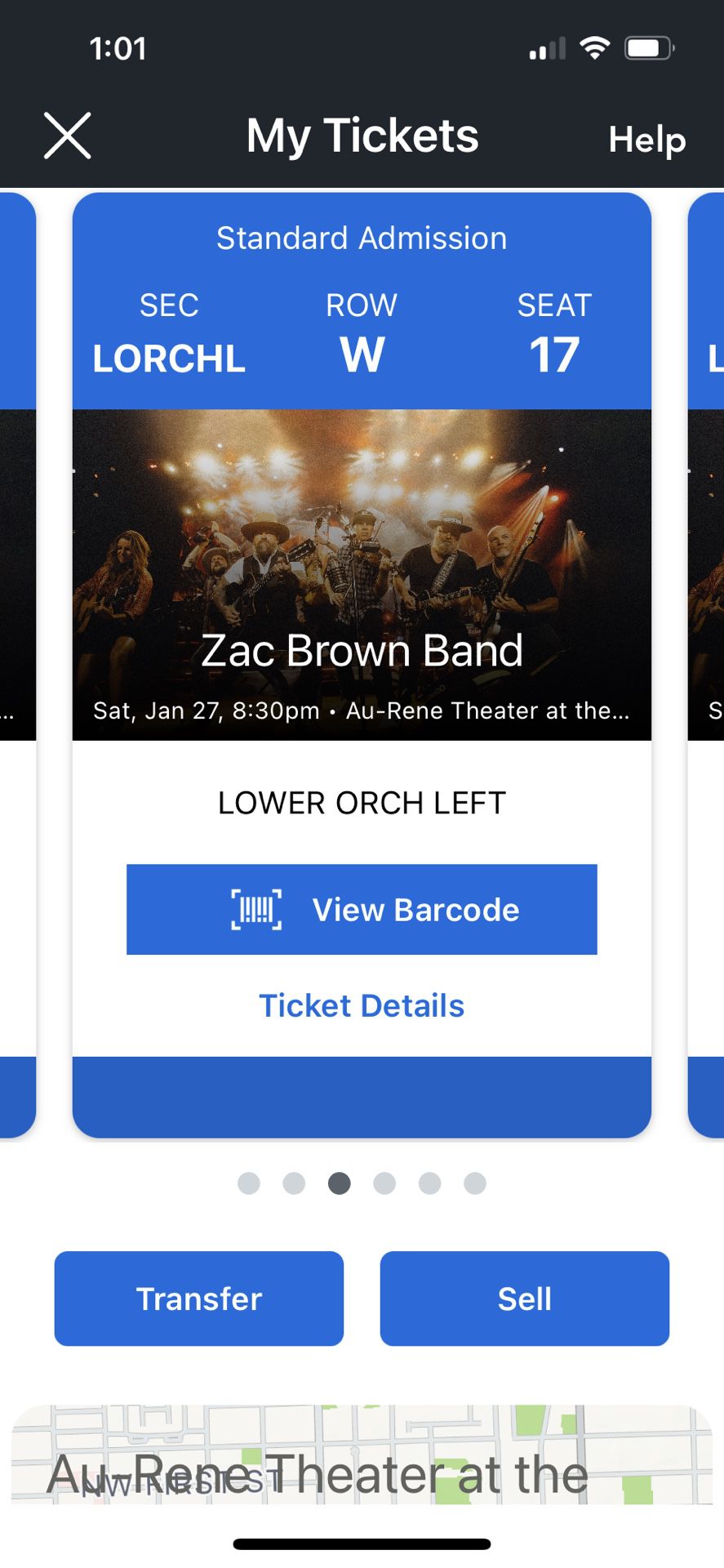 Zac Brown Band 4 Tickets In Lower Orch - 4 Seats Together $1650 And Electronic Transfer For Easy Delivery. Jan 27th Show 8.30pm Ft Laud