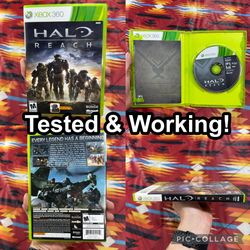 Halo Reach (Xbox (contact info removed)) Complete CIB Manual - Tested & Working