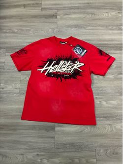 hell star Records red tee