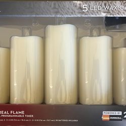 NEW Mirage 5 LED Wax Candles 