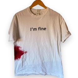 Im Fine Zombie Humor TShirt
