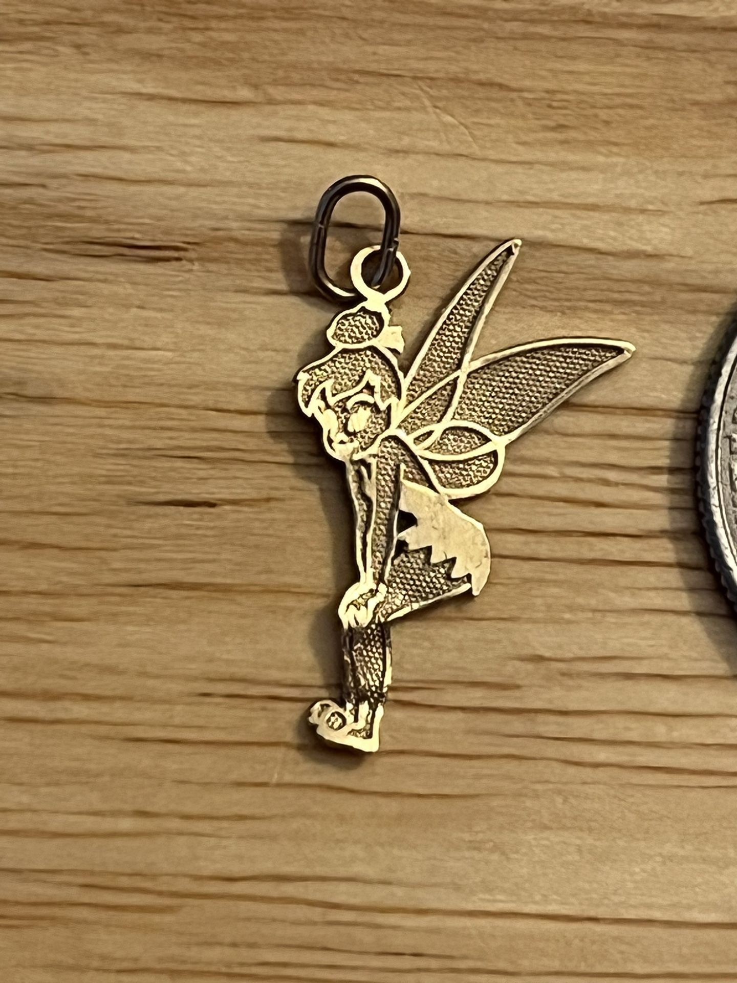 14 K Disney Tinker Bell Pendant