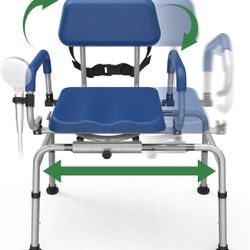 Sliding/Swivel Shower Chair