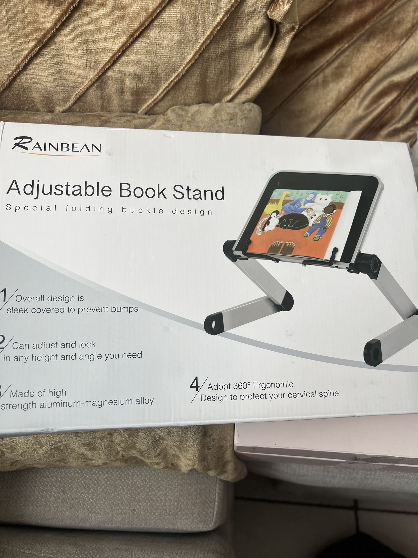 Adjustable Stand Book And Laptop