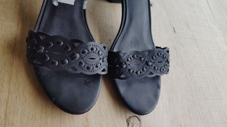 Black Heels Sandals (8 1/2)