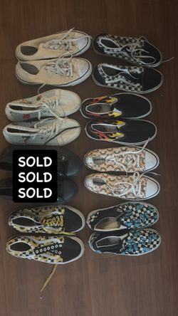 SHOE LOT VANS AND CONVERSE!