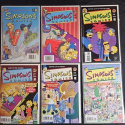 Simpsons and Futurama Comics 28 Issue Lot