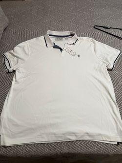 Original Penguin White Polo Shirt with Tags