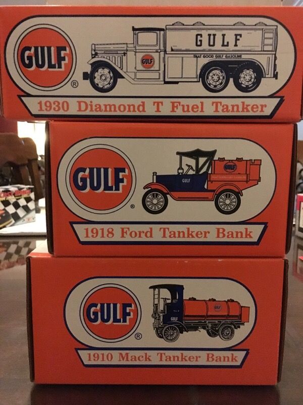 Gulf Oil Die-cast Collectible Trucks