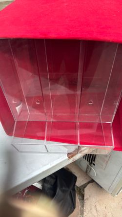 Clear dispense wall storage