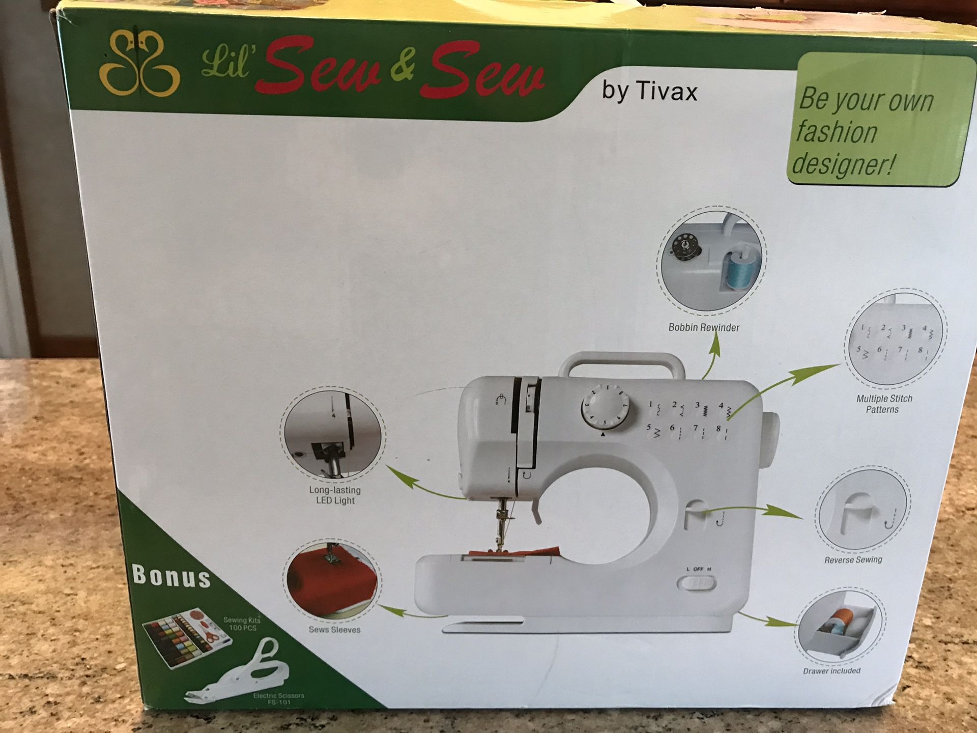 Lil Sew & Sew by Tivax Sewing machine barely used