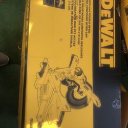 DEWALT 15 Amp Corded 12 in. Double Bevel Sliding Compound Miter Saw with XPS technology, Blade Wrench & Material Clamp