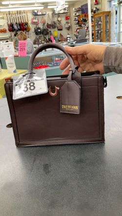 True Religion Brown Mini Tote Handbag