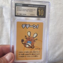 Pokemon dedenne old maid new pristine