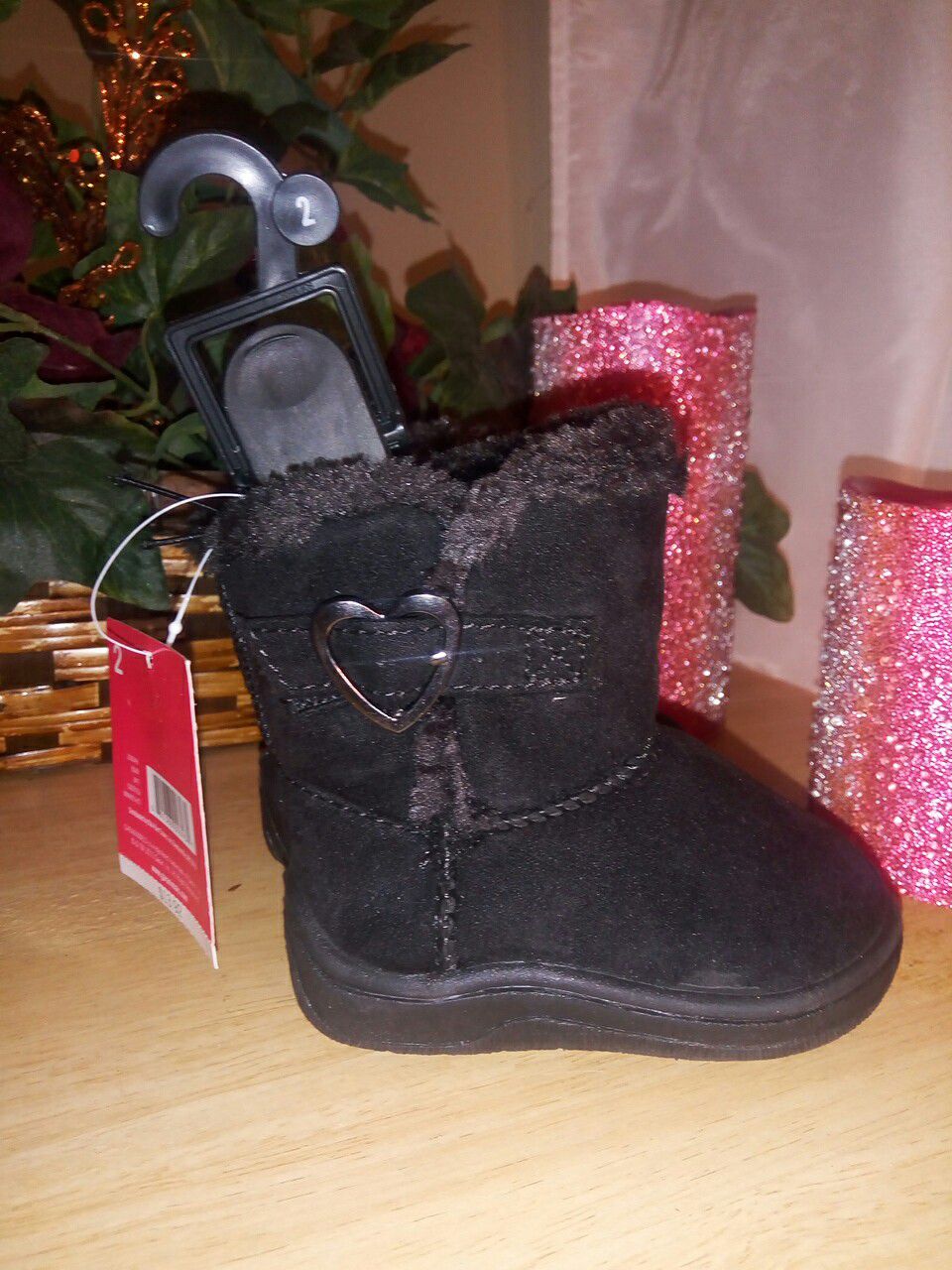 New toddler girl boots size 2
