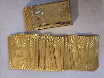 Gold Plated Playing Cards