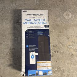 Garage door wall mount