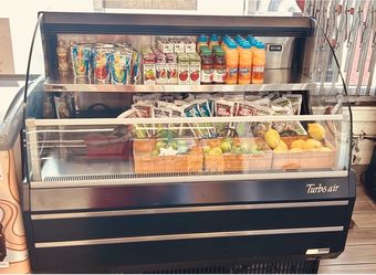 Open refrigerator