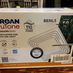 Brian Bathroom Fan w/light