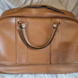 Vintage Doctor's Bag / Travel Bag Tan/Brown