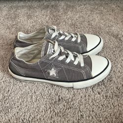 Grey Converse Chuck Taylor Low -top Junior Size 3