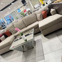 Double Chaise Sectional 🔥 Take It Home With Only $50 Down 