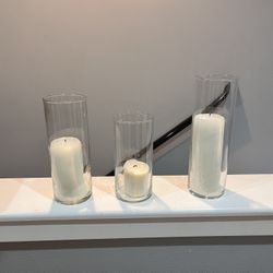 Cylinder Glass Vases 