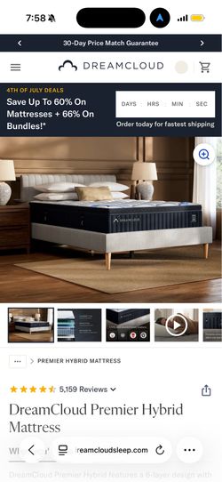 Dream Cloud Premiere Hybrid Mattress