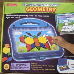 Lakeshore Portable Geometry Light Up Activity Center 